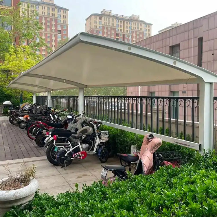 漠河市膜结构电动车棚